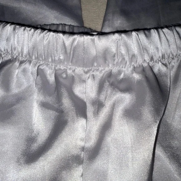 Ekouaer 6 Piece Satin Cami and Pant Set V-Neck Lace Adj Straps Jewel Tones XL - Picture 11 of 13